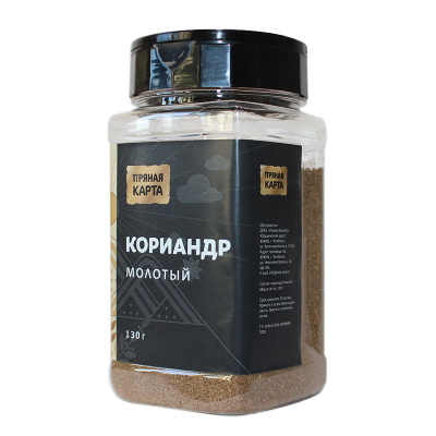 Кориандр молотый (Банка ПЭТ 350 мл с крышкой-дозатором)
