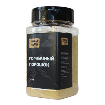 Горчичный порошок (Банка ПЭТ 350 мл с крышкой-дозатором)
