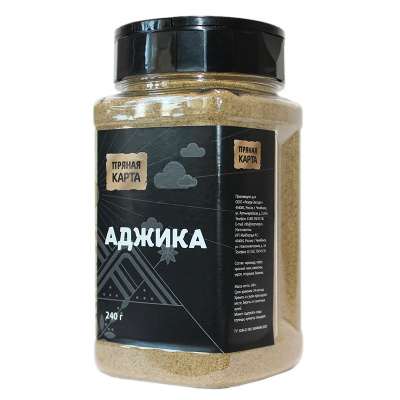 Аджика (Банка ПЭТ 350 мл с крышкой-дозатором)