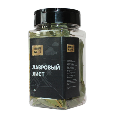 Лавровый лист (Банка ПЭТ 350 мл с крышкой-дозатором)