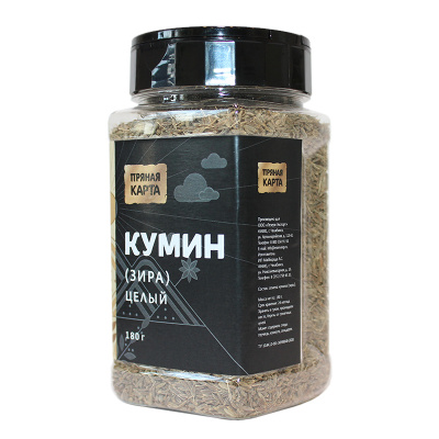 Кумин (зира) целый (Банка ПЭТ 350 мл с крышкой дозатором)