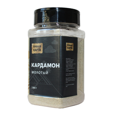 Кардамон молотый (Банка ПЭТ 350 мл с крышкой-дозатором)
