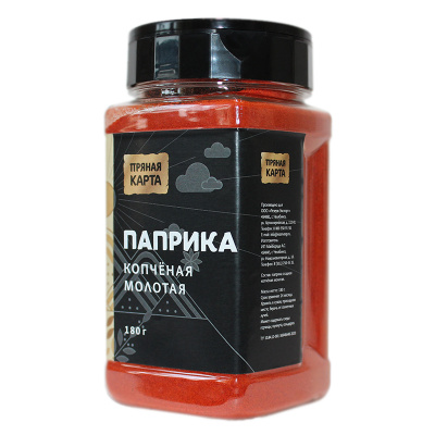 Паприка копчёная молотая (Банка ПЭТ 350 мл с крышкой-дозатором)